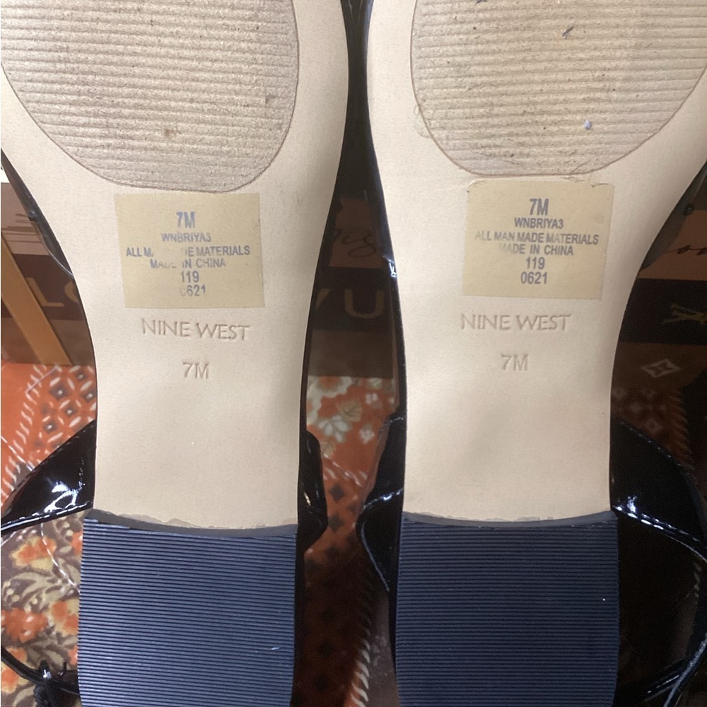 Nine West Briya Pointy Toe Flats Ballet Size 7M - Picture 5 of 14